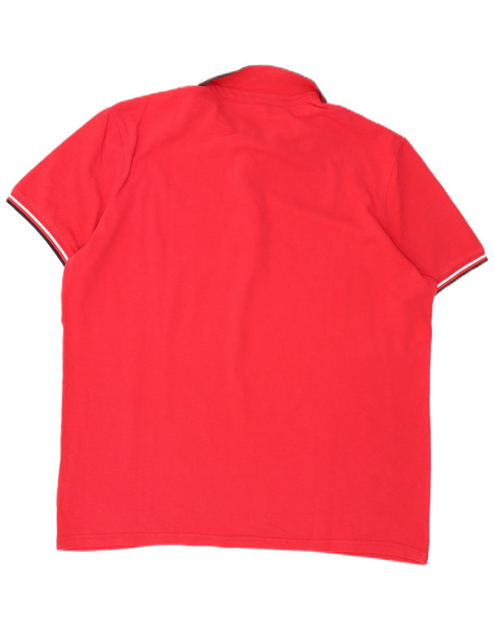 Armani Exchange Herren-Poloshirt XL aus roter Baumwolle