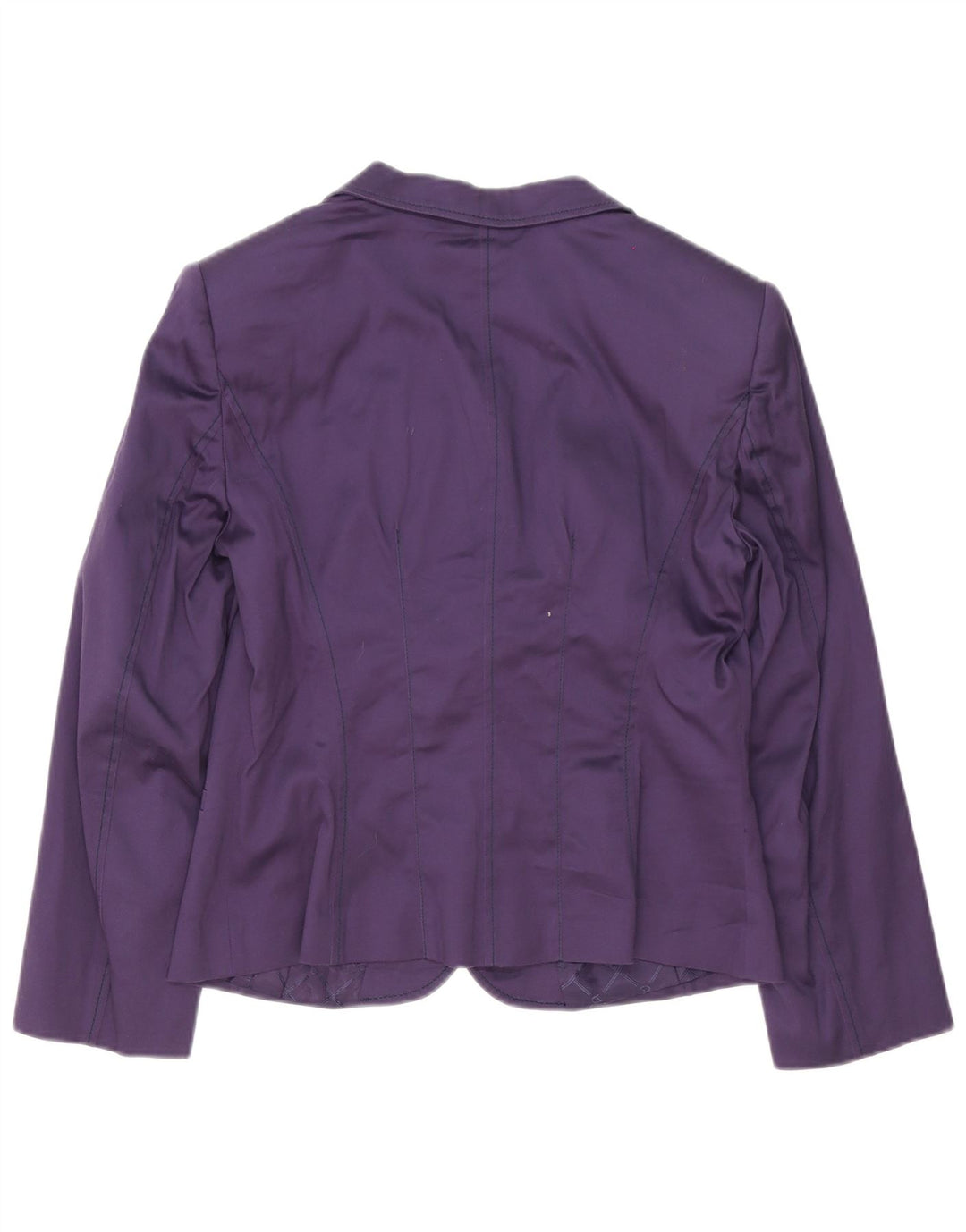 Byblos Damen 2-Knopf-Rock-Set US 12 Large W32 Lila Baumwolle