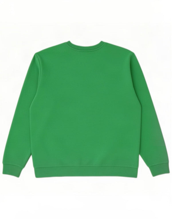 Marks & Spencer Damen-Sweatshirt-Pullover in Übergröße, UK 14, Mittelgrün