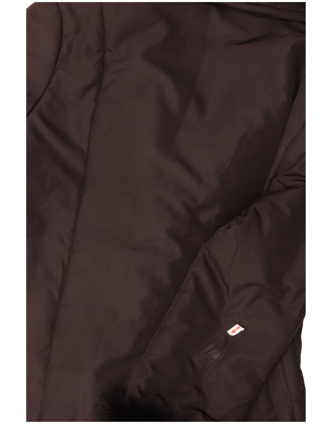 Luisa Spagnoli Damen Übergroße wattierte Jacke UK 10 Small Braun Polyester