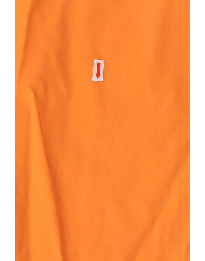 HUGO BOSS Mens Shirt Small Orange Cotton