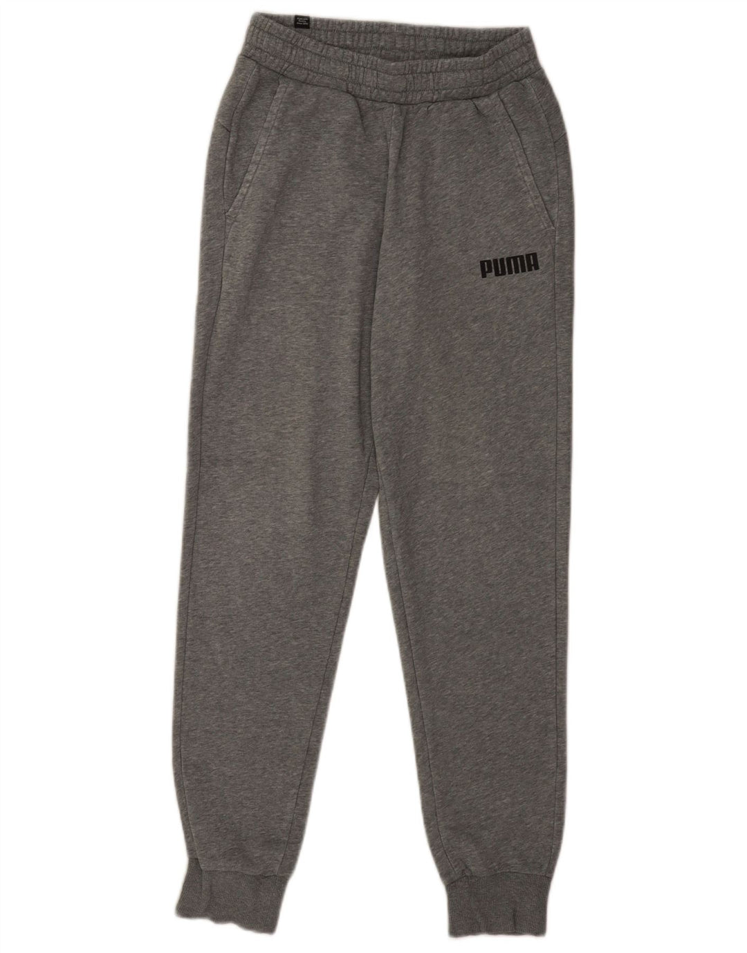 Puma Herren-Trainingshose, Jogginghose, klein, grau gefleckte Baumwolle