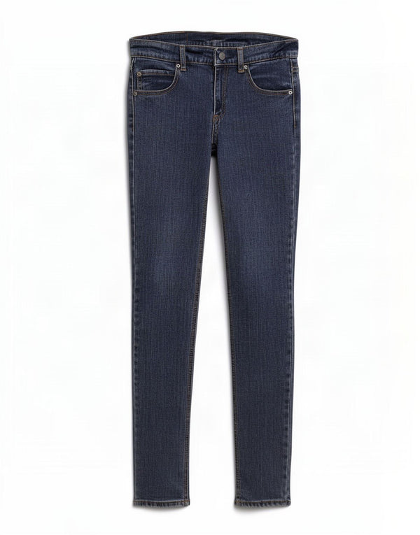 Cheap Monday Womens Skinny Jeans W29 L32 Navy Blue Cotton