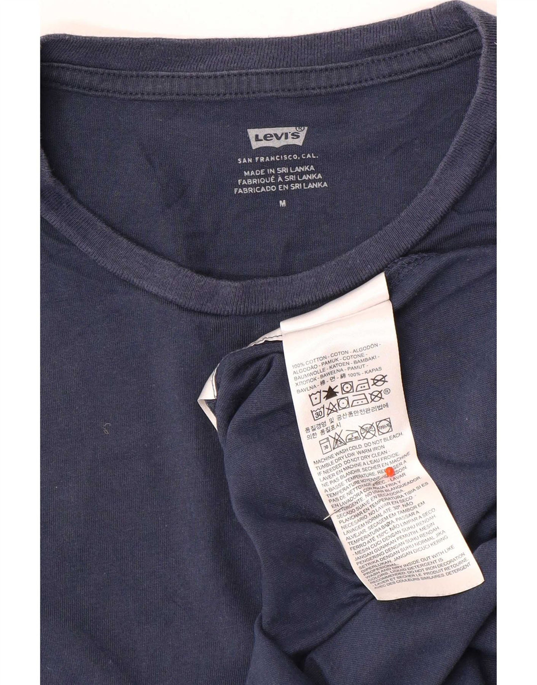 Levi's Herren-T-Shirt mit Grafik, mittelmarineblaue Baumwolle