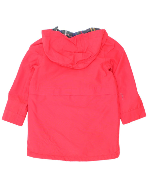 Joyce Mädchen-Regenmantel mit Kapuze, 3–4 Jahre, rotes Polyester