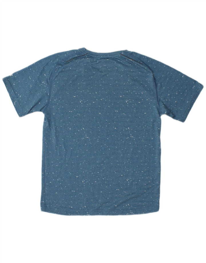 RUSSELL ATHLETIC Herren Dri-Power T-Shirt Top Small Blau meliert Polyester
