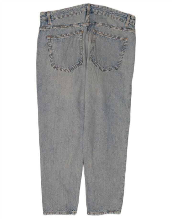 Kurze Jeans für Herren von Zara, Größe 44, Größe L, W34, L25, Blau, Baumwolle