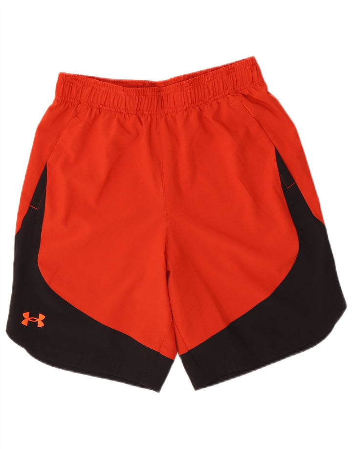 UNDER ARMOUR Herren Sportshorts Small Orange Colourblock