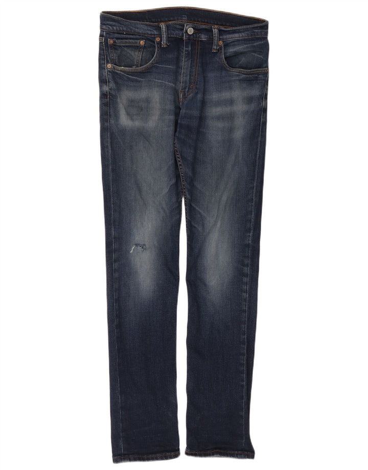 Levi's Herren Distressed Skinny Jeans W32 L34 Blau