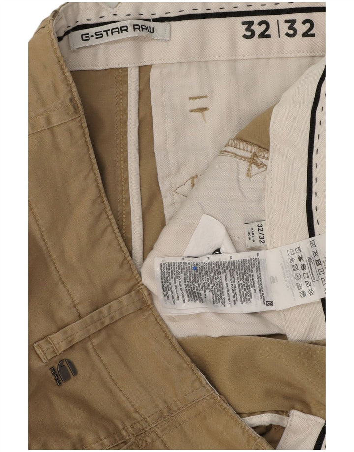 G-Star Herren Slim Cargohose W32 L32 Beige Baumwolle