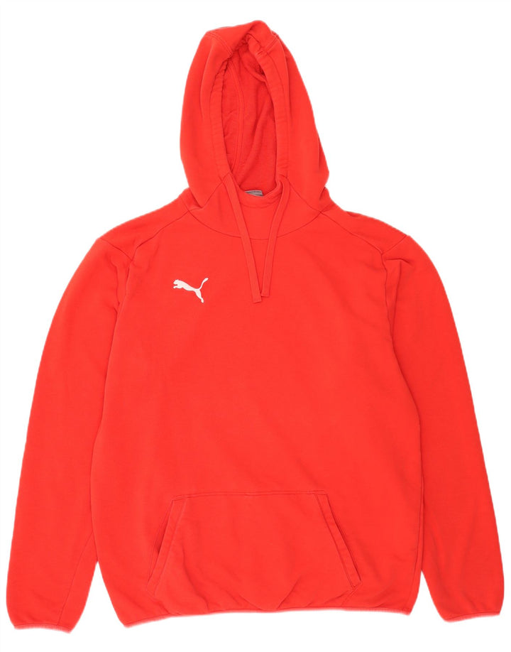 Puma Herren Kapuzenpullover, groß, rote Baumwolle