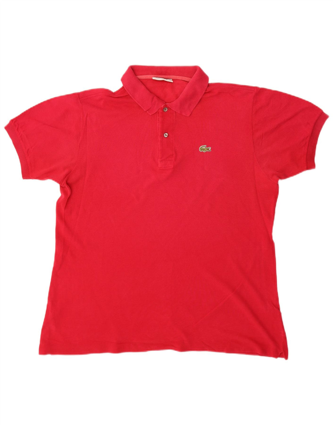 Lacoste Herren-Poloshirt, große rote Baumwolle