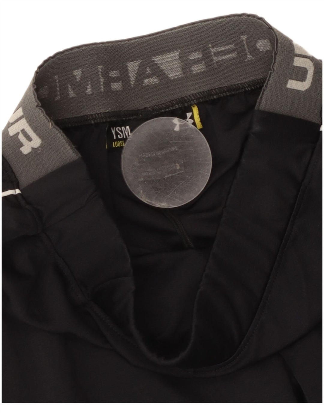 Under Armour Jungen-Sportshorts mit Grafik, 7–8 Jahre, Größe S, Schwarz, Farbblock