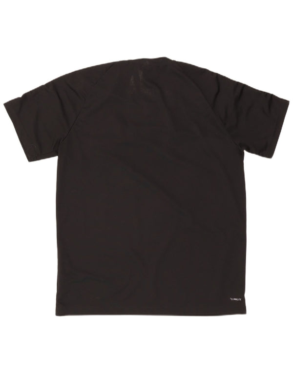 Adidas Herren Climalite T-Shirt Top XL Schwarz Polyester