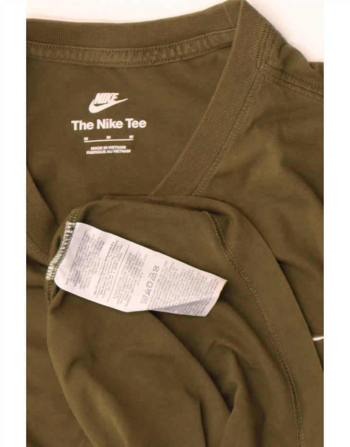 Nike Herren T-Shirt Top Medium Khaki Baumwolle