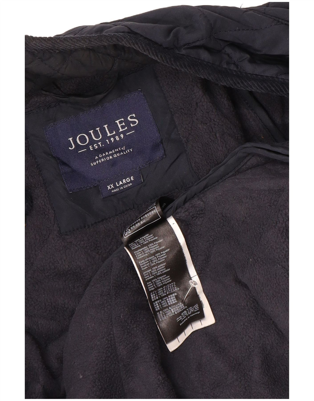 Joules Herren Steppjacke UK 44 2XL Marineblau Polyester