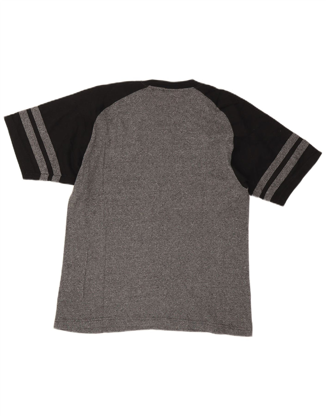 Champion Herren-T-Shirt aus mittelgrauer Colourblock-Baumwolle