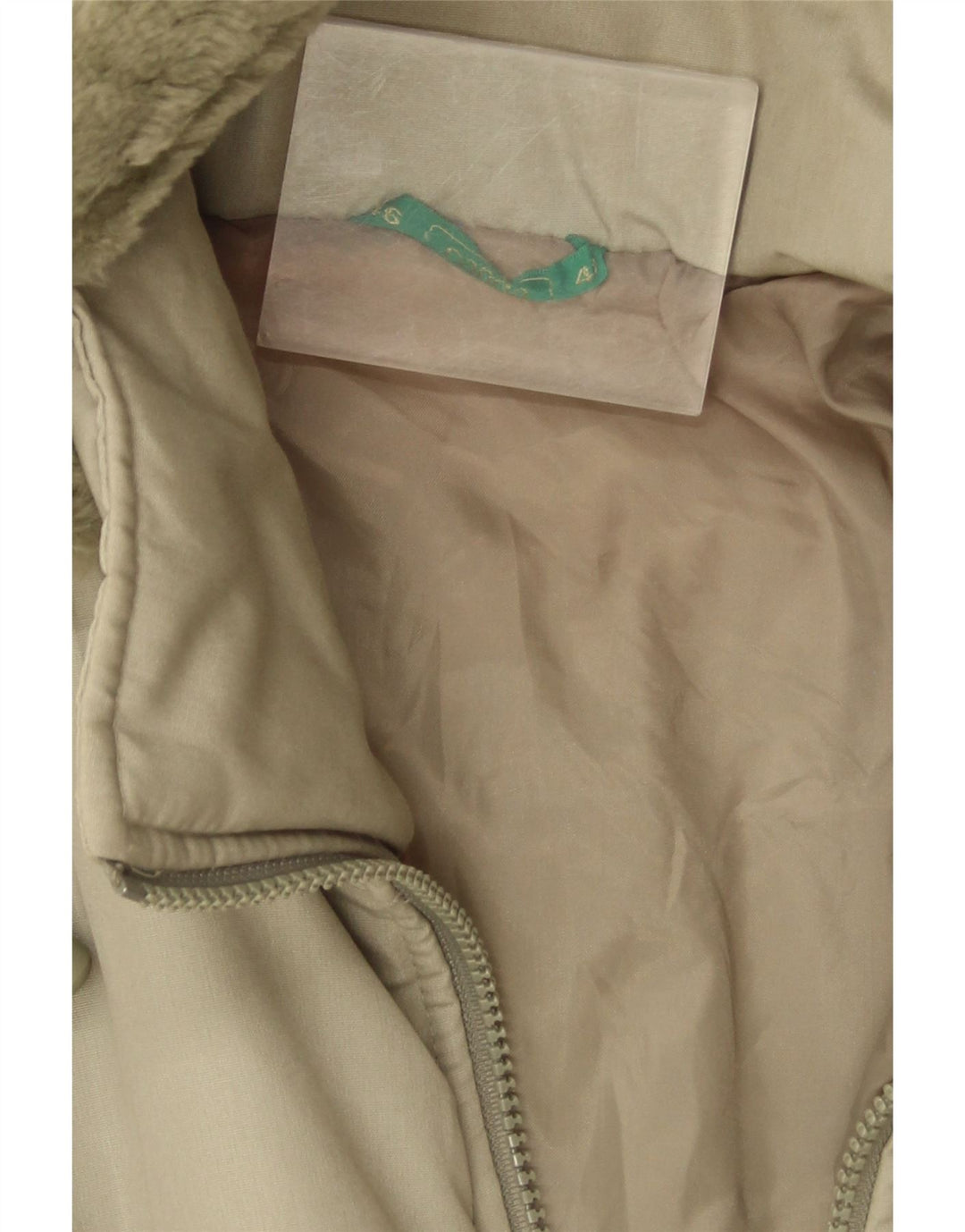Canda Herren-Parka mit Kapuze, lockere Passform, Größe 46, klein, grün