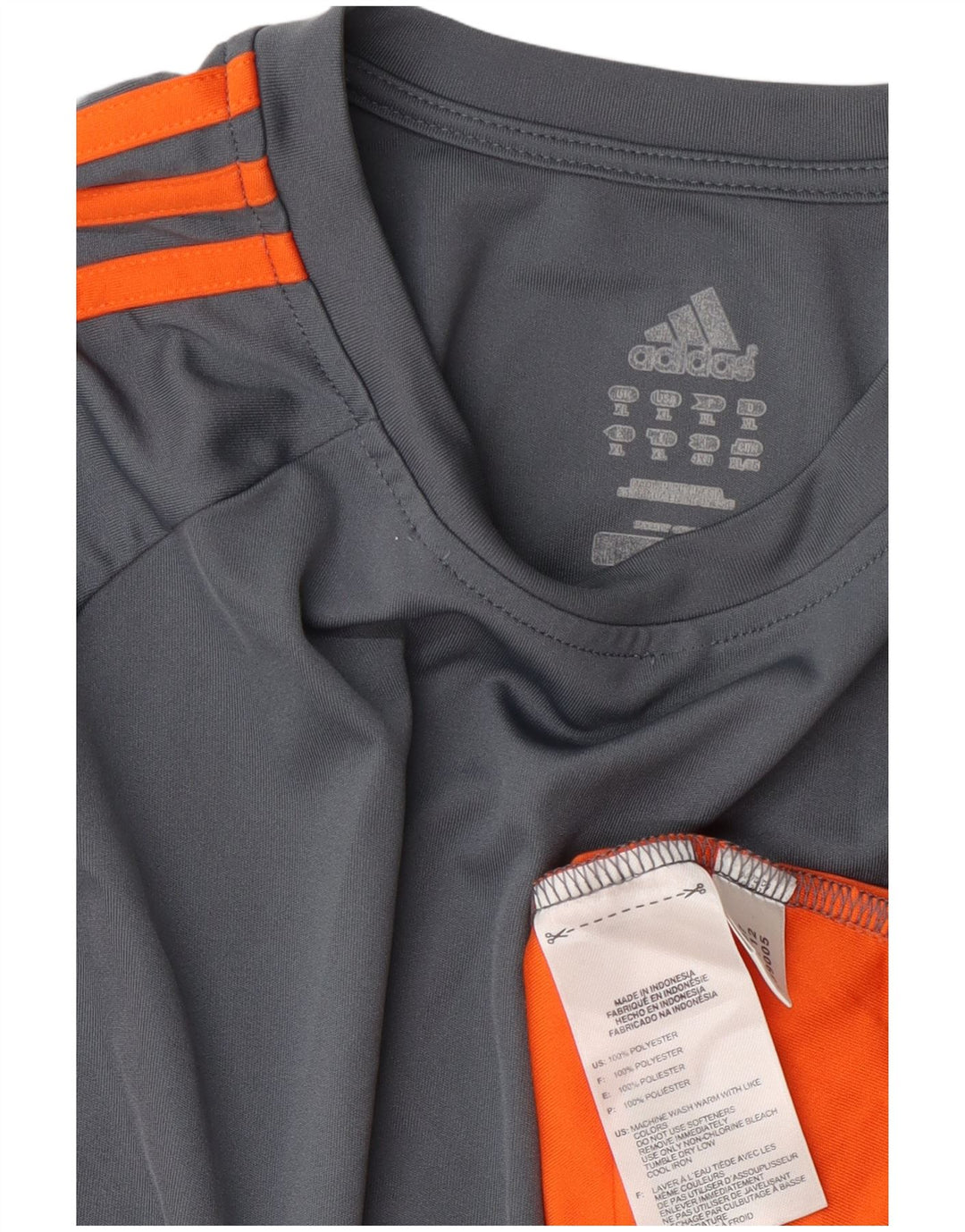 Adidas Herren Climacool T-Shirt Top XL Grau Colourblock Polyester