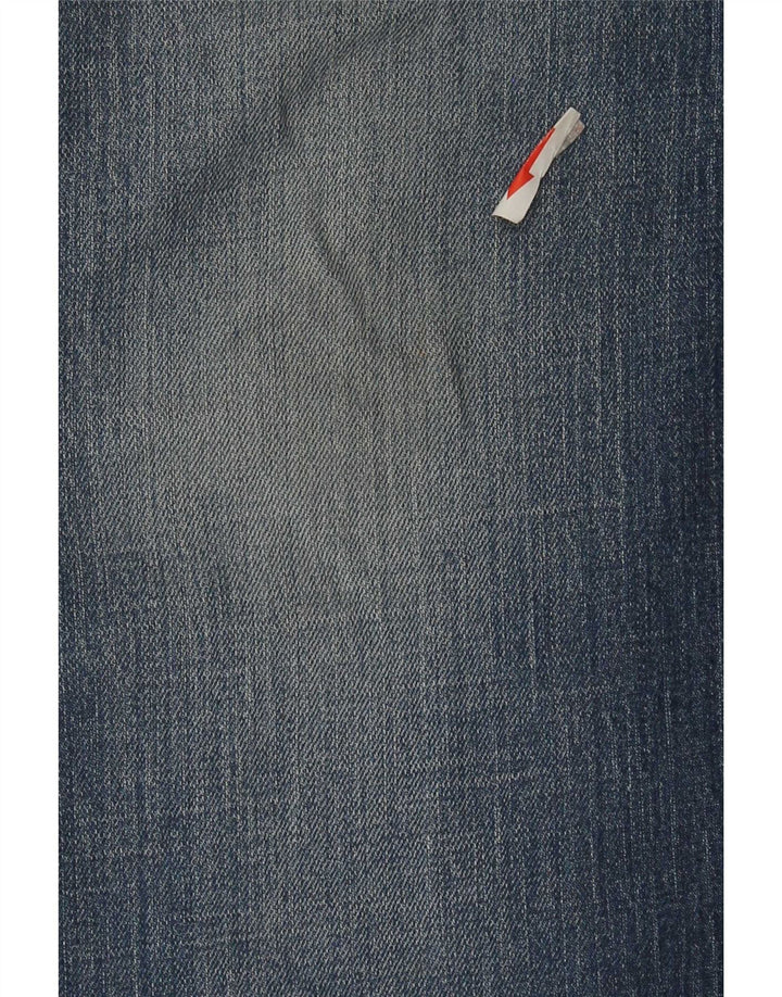 Armani Herren Straight Jeans W36 L30 Blaue Baumwolle