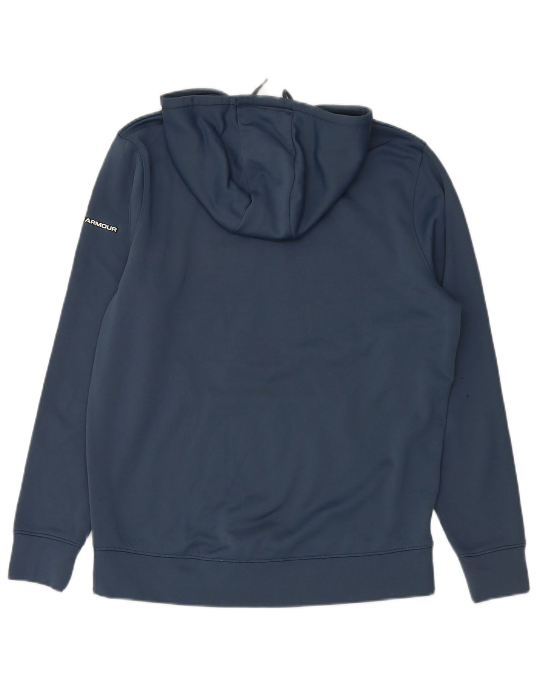 UNDER ARMOUR Mens Graphic Hoodie Jumper Medium Blue Polyester