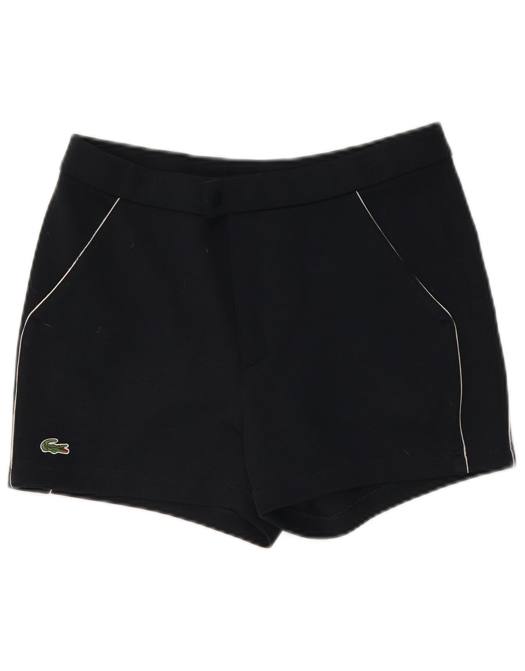 Lacoste Damen Chinoshorts Größe 4 XS W30 Marineblaues Polyester