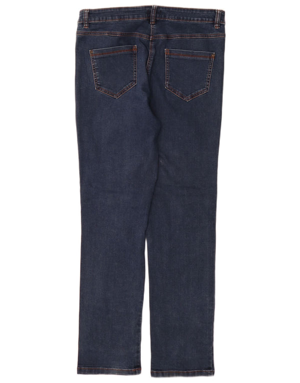 M&Co Damen Slim Jeans UK 14 Large W32 L31 Marineblaue Baumwolle