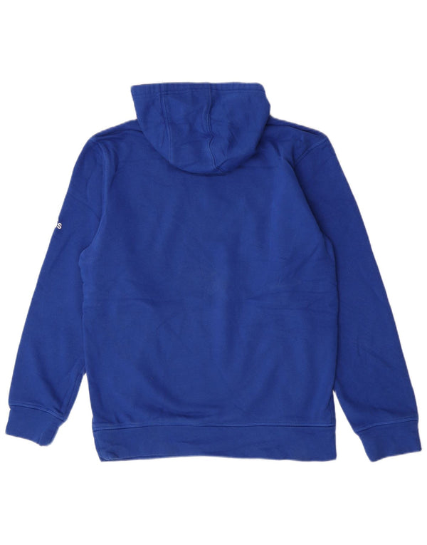 Adidas Herren Wolverines Graphic Hoodie Pullover Small Blau