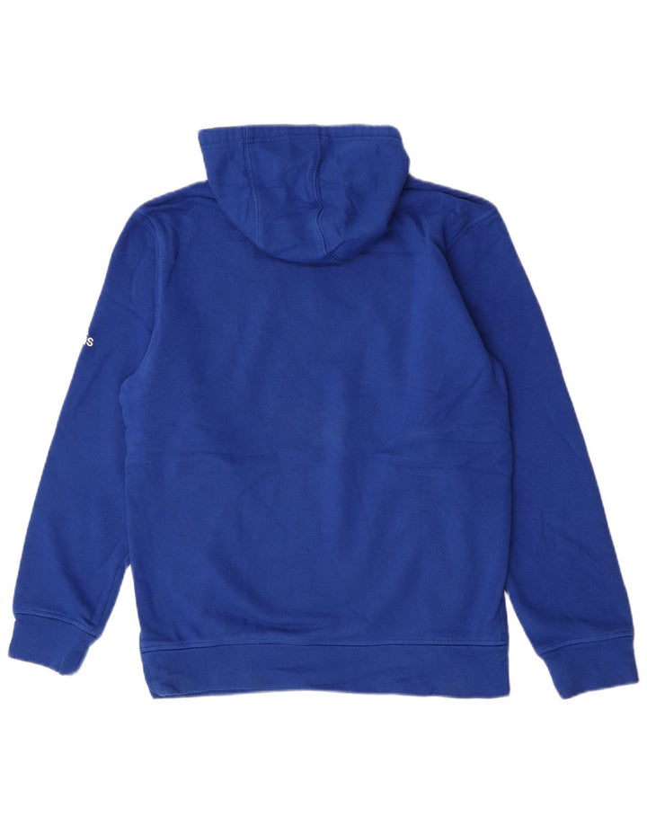Adidas Herren Wolverines Graphic Hoodie Pullover Small Blau