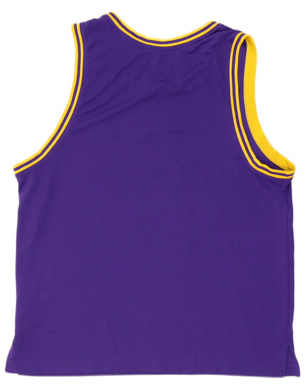 Nike Herren Los Angeles Lakers Graphic Vest Top XL Lila Polyester