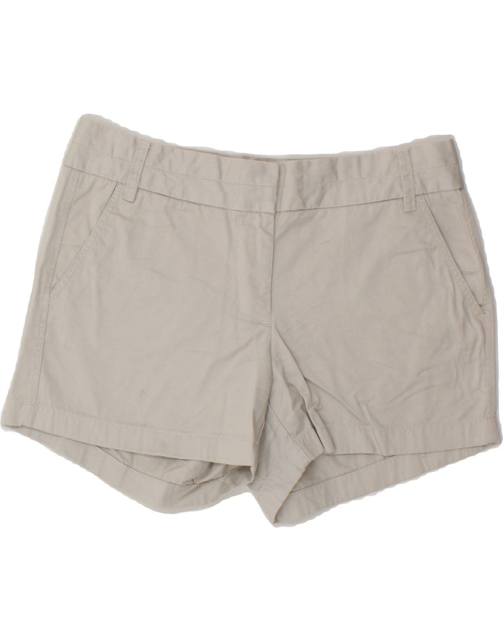 J. CREW Womens Chino Shorts US 10 Large W32  Grey Cotton Vintage J. Crew and Second-Hand J. Crew from Messina Hembry 