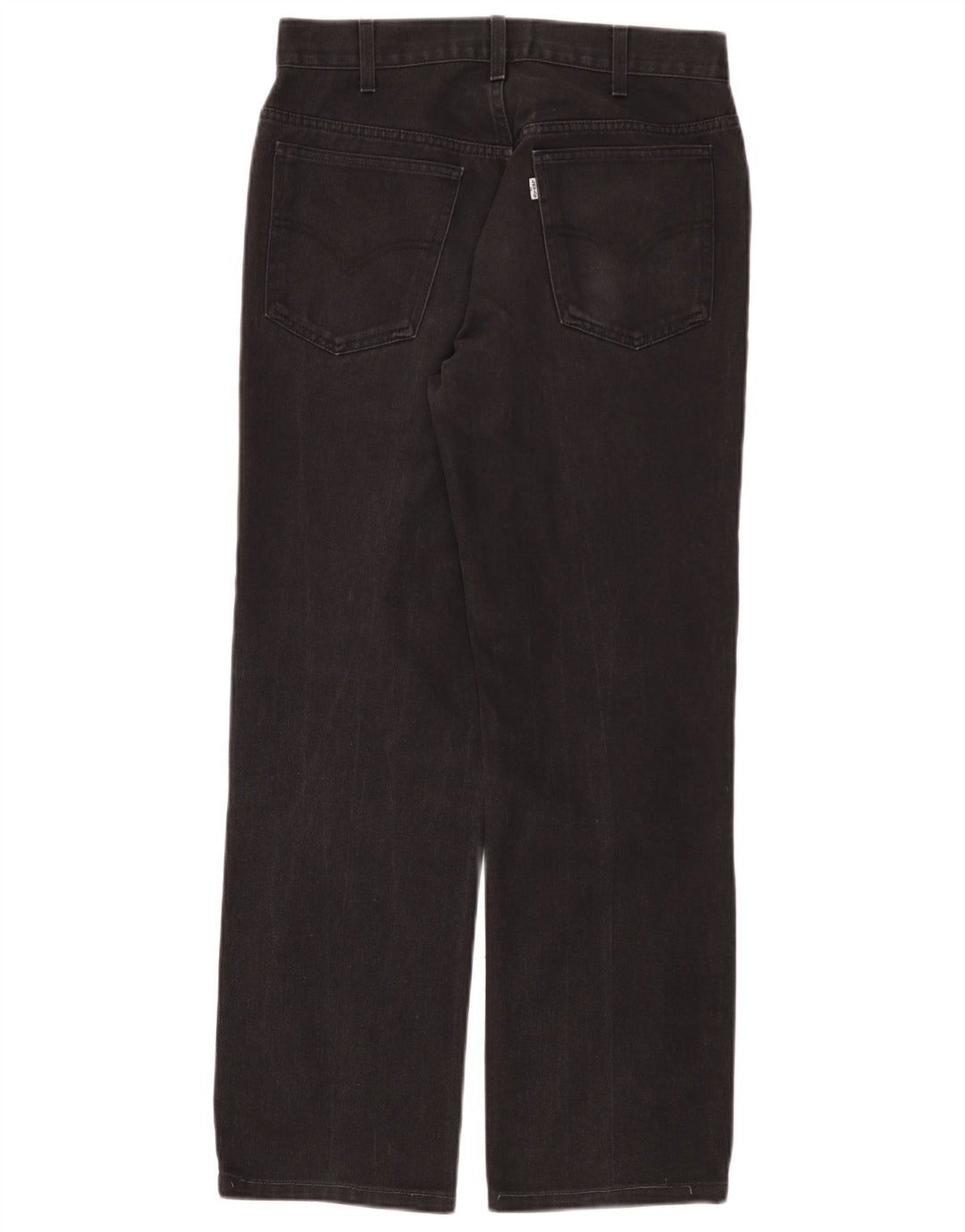 Levi's Damen Straight Jeans W32 L28 Schwarze Baumwolle