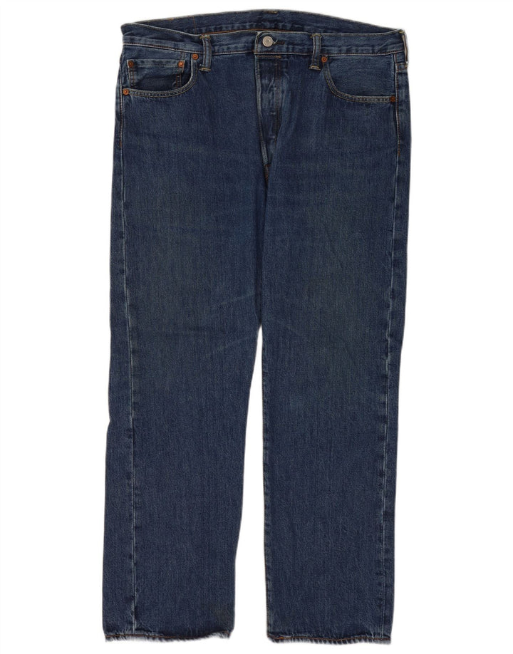 Levi's Herren 501 Regular Fit Straight Jeans W36 L30 Blaue Baumwolle