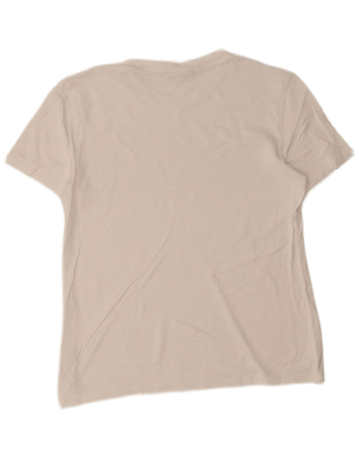 Calvin Klein Herren T-Shirt mit Grafik, Größe L, Weiß