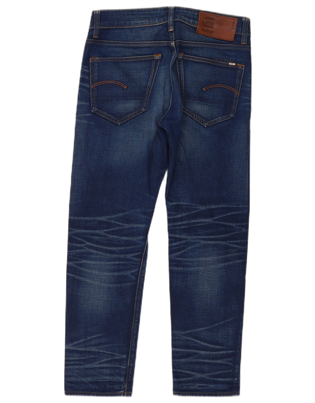 G-STAR Damen 3301 Slim Jeans W28 L28 Blaue Baumwolle