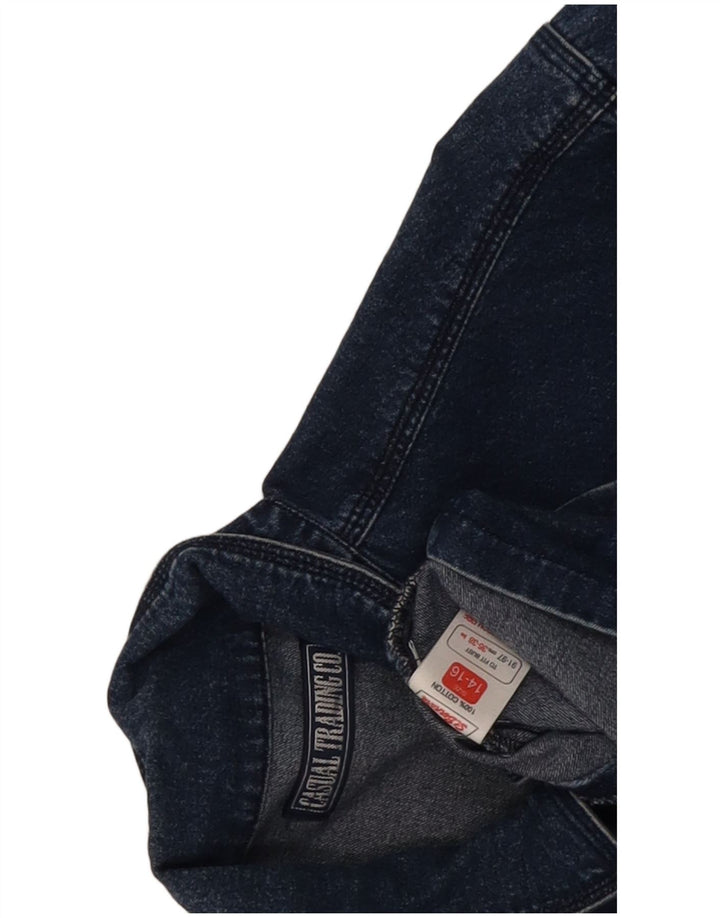 St. Bernard Damen Übergroße Jeansjacke UK 14/16 Große blaue Baumwolle