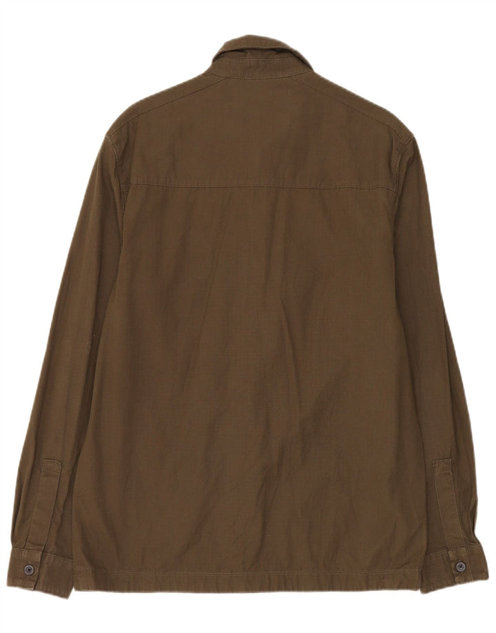 Lyle & Scott Herrenhemd aus mittlerer Khaki-Baumwolle