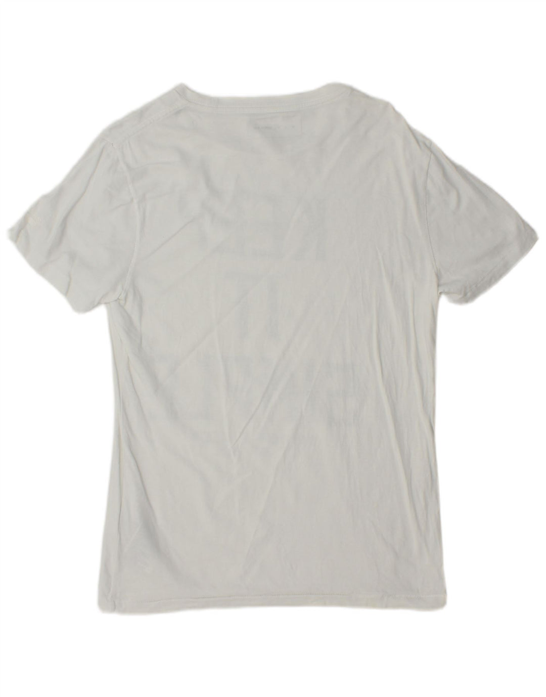 Gas Herren-T-Shirt mit Grafik, Größe S, weiße Baumwolle