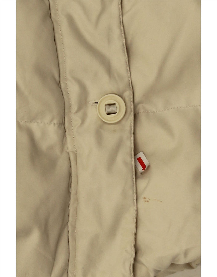Diadora Mädchen übergroße wattierte Jacke, 9–10 Jahre, groß, beige, Polyester