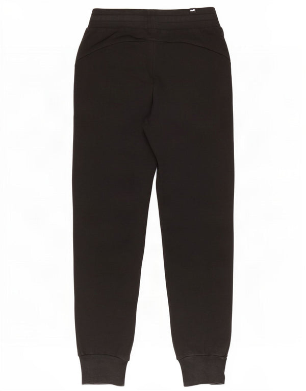 Puma Damen Trainingshose Jogger UK 8 Small Schwarz Baumwolle