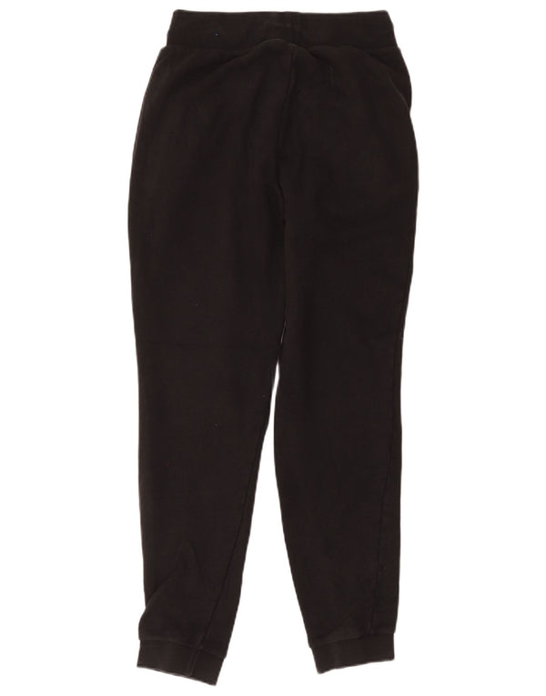 Adidas Damen Trainingshose Jogger UK 10 Small Schwarz Baumwolle
