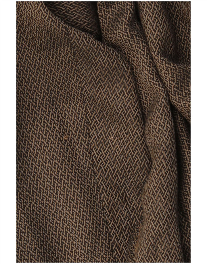 LUISA SPAGNOLI Damen 1-Knopf-Blazerjacke IT 46 Large Brown Geometrisch