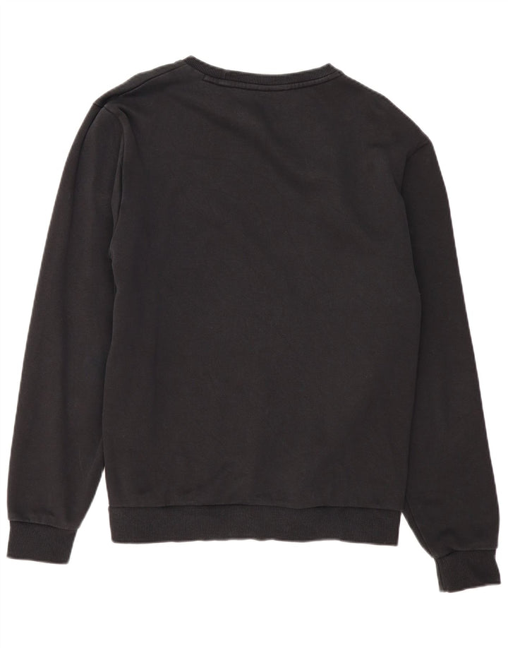 Puma Herren Grafik-Sweatshirt-Pullover, groß, schwarze Baumwolle