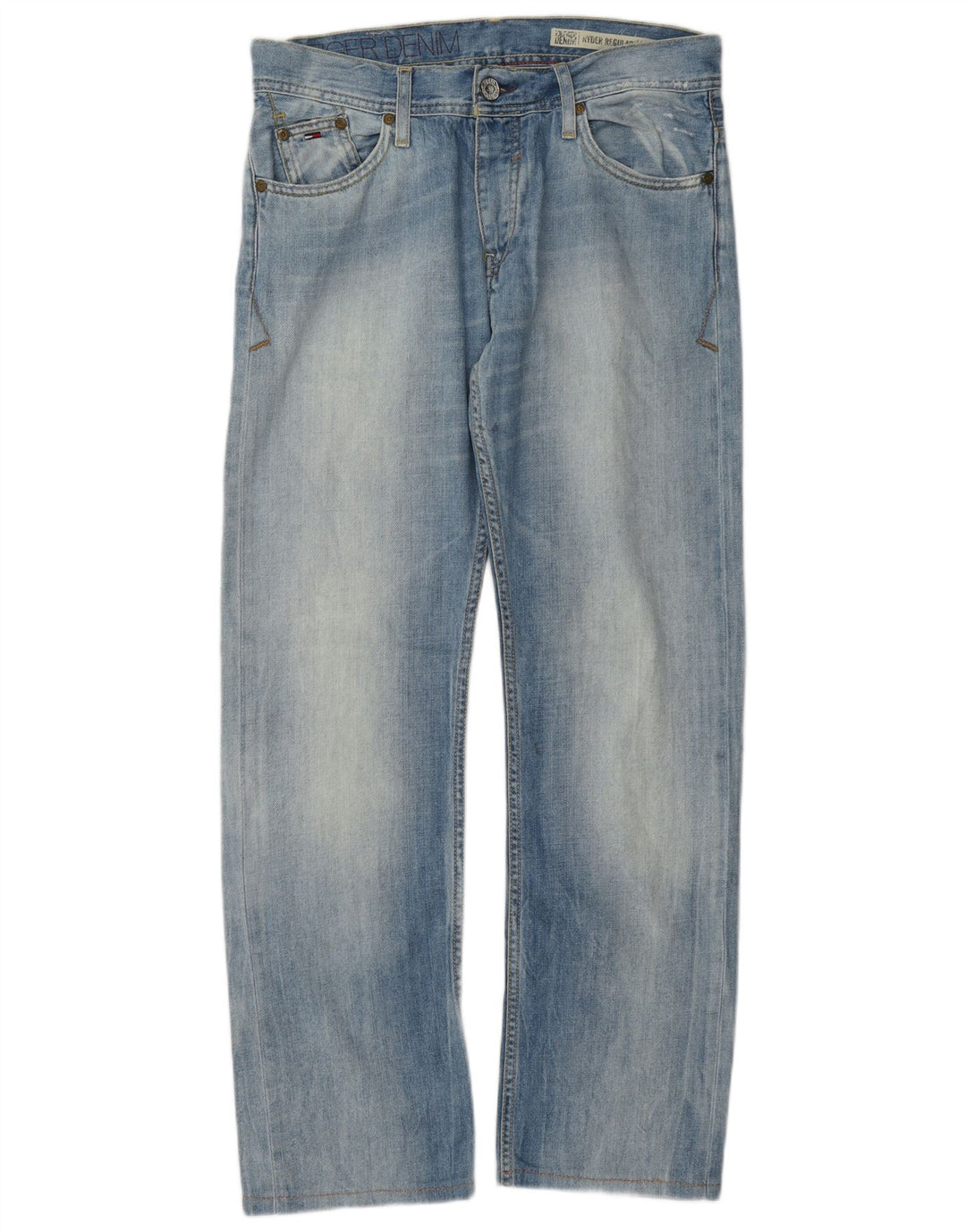 Tommy Hilfiger Damen Ryder Regular Straight Jeans W30 L30 Blaue Baumwolle
