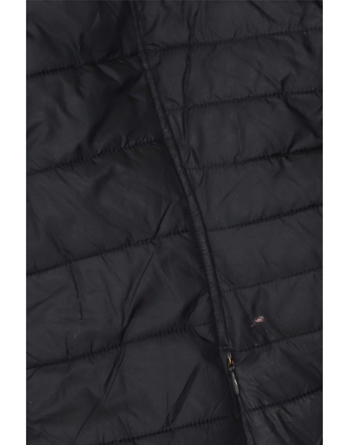 Joules Wattierter Damenmantel mit Kapuze, UK 16, Größe L, Marineblau, Polyester