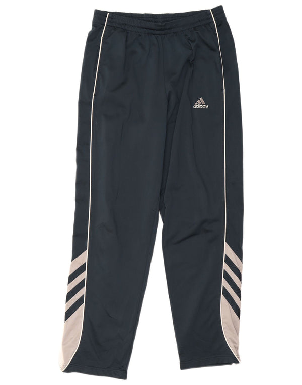 Adidas Herren-Trainingshose, UK-Größe 42/44, groß, Marineblau, Farbblock
