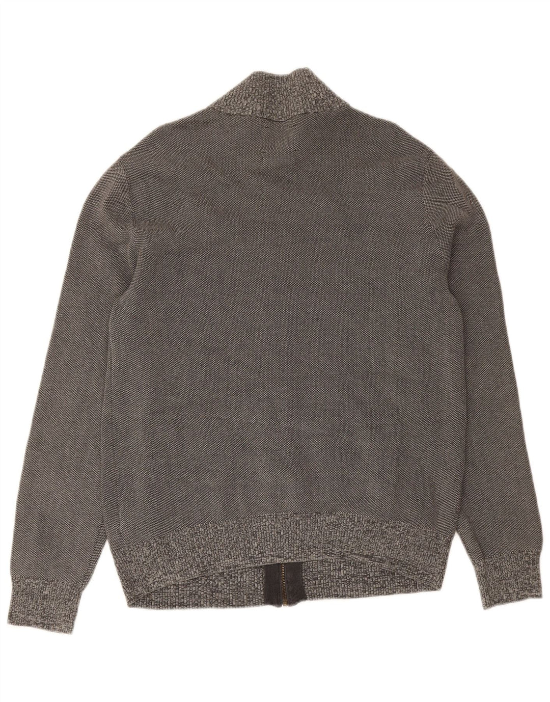 White Stuff Herren-Strickjacke aus mittelgrauer Baumwolle