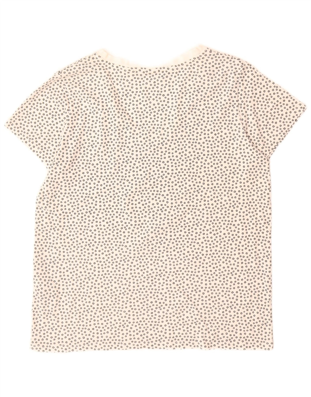 Levi's Damen T-Shirt Top UK 16 Large Weiß gepunktete Baumwolle