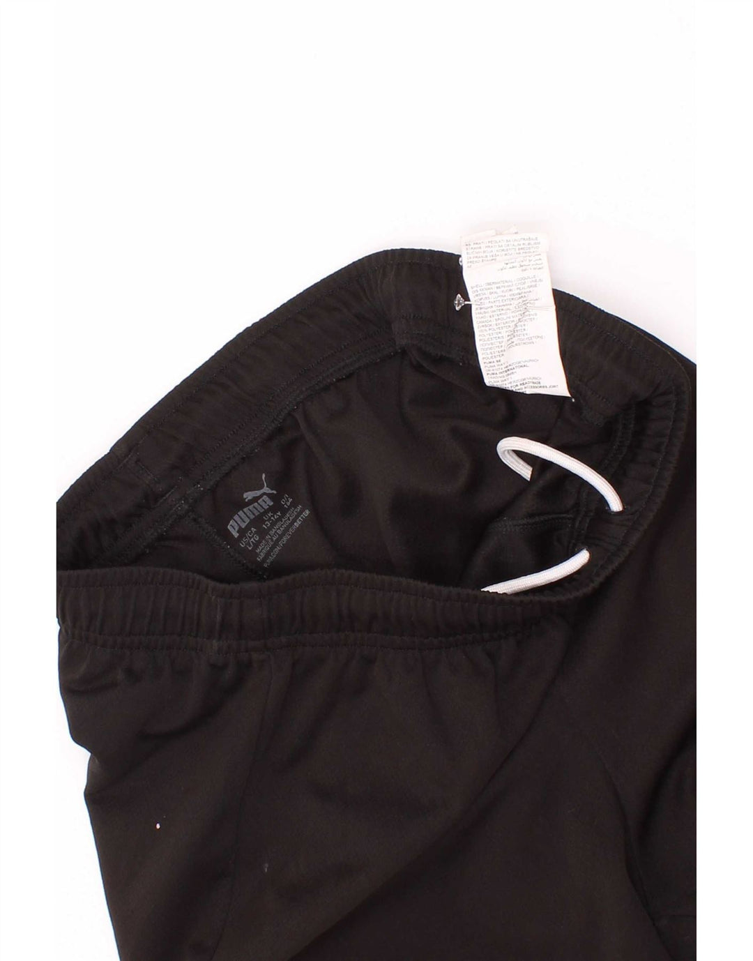 Puma Jungen Sportshorts 13–14 Jahre, schwarzes Polyester