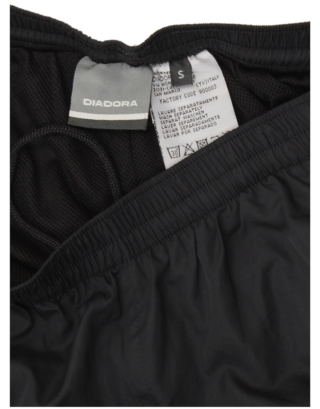 Diadora Damen-Trainingshose, UK 10, Größe S, Grau, Colourblock-Polyester